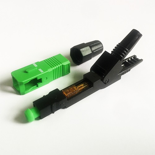 Type 60 optical fiber fast connector