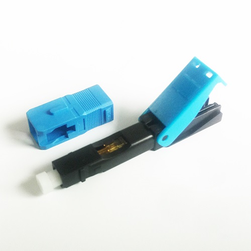 TG optical fiber fast connector